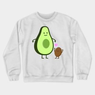 Avocado mom with child Crewneck Sweatshirt